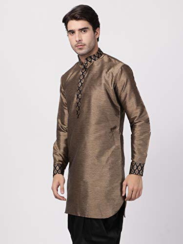 Image of VM Men's Silk Blend Ethnic Shirt