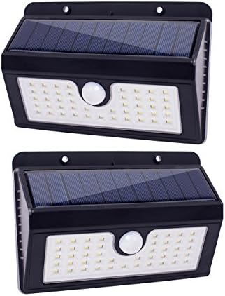 MMORUN Solar Lights,Wireless 45 LED Motion Sensor Solar Lights,Powered by Solar Energy,Save Your Electricity, Easy Install Waterproof Security Lights for Front Door,Back Yard, Driveway,Garage