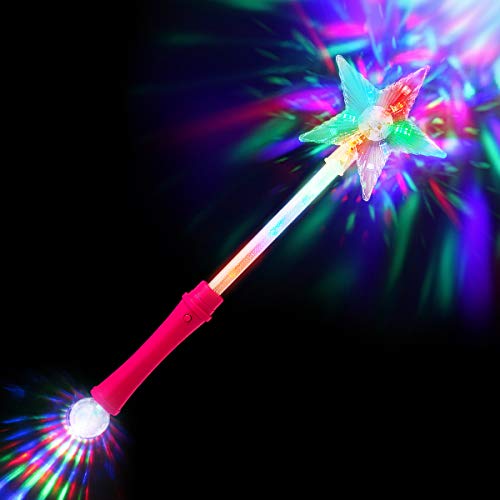 Bacchetta Magica Con Luci E Suoni - Per Bambine, Costume Fata O Principessa - Foto 10