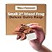 Deluxe Small 2" Wood Frog Guiro Rasp - Musical Instrument Tone Block World Percussion USA