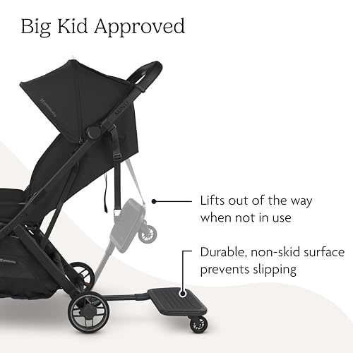 Image of UPPAbaby Piggyback Ride-Along Board for Minu V3 / Quick Attachment for Toddlers up to 45 lbs to Stand + Stroll