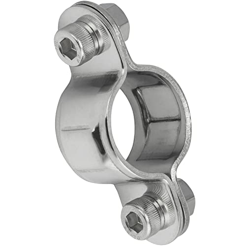FASTON® Doppelschelle, einfach 25 mm Edelstahl A2 V2A (1 Stück) Schelle Rohrschelle Rohrmittelstück Edelstahlschelle Rohrklemme Klemme