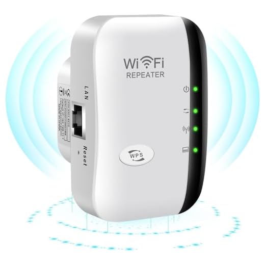 Ripetitore WiFi Potente per Casa Amplificatore WiFi 2024 Più Recente WLAN Ripetitore WiFi Extender 300Mbit/s 2.4GHz, Porta LAN, Supporta Modalità Ripetitore/Router/AP