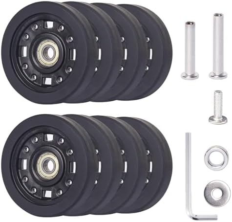 luggage replacement wheels kit 55 * 11mm,suitcase wheels replacem...