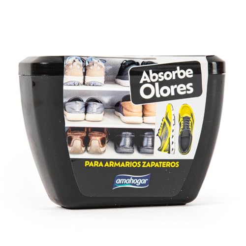 Gel Absorbe Olores para Armarios Zapateros, Lavanda, 200g, Pack de 6 Unidades