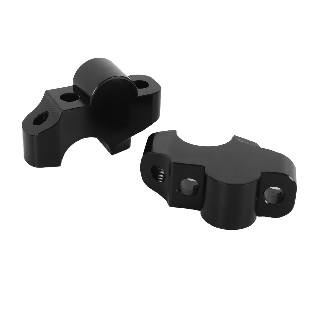 2 Pezzi Riser Per Manubrio Moto, Riser Per Manubrio CNC Da 30 Mm Adatto Per Honda REBEL CM300 CM500 CM1100