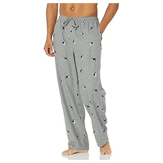 Amazon Essentials Men's Flannel Pajama Pant (Available in Big & Tall), Grey, Dog, X-Large
