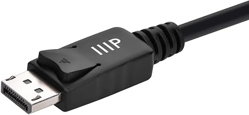 Miniatura 3 de Monoprice Cable DisplayPort 1.4 a HDMI 8K - 8K a 60Hz, ancho de banda de hasta 32.4 Gbps, 32 AWG, 10 pies, color negro