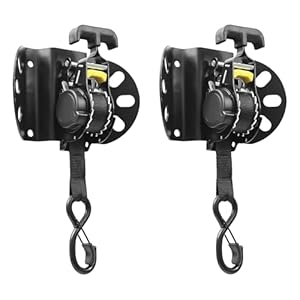 Correas de trinquete retráctiles para Ford F150 2015-2025, correas de trinquete (paquete de 2) accesorios para Ford F150, correas de amarre autorretráctiles, resistentes (resistencia a la rotura de