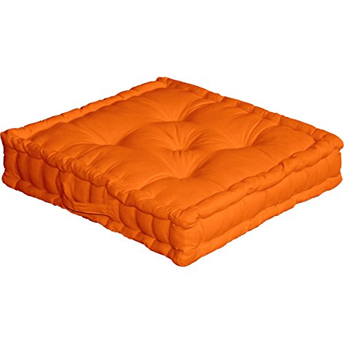 Cuscino da pavimento con maniglia, 50 x 50 x 10