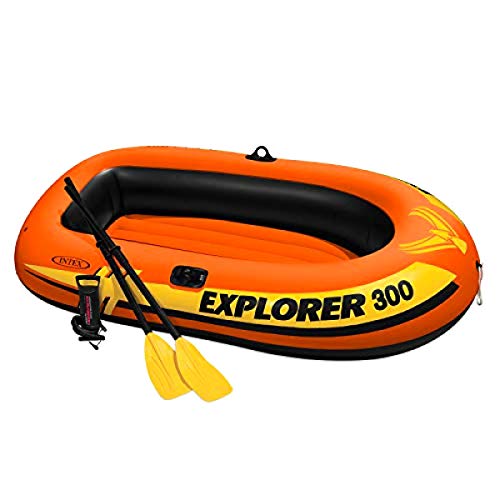 Kayak Boating Explorer 300 3 Person Inflatable Boat Sport Outdoor Travel