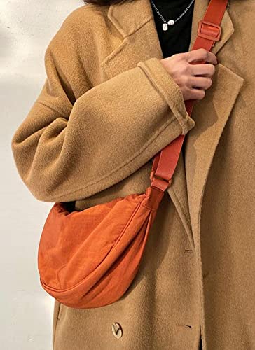 Image of Crossbody Bag Hobo Sling Crescent Bags Women Men Trendy Small Shoulder Bag Purse Dumpling Casual Handbag Adjustable Strap