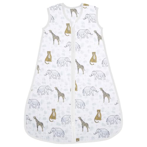 Aden + Anais Gigoteuse d’été légère pour bébé en Mousseline 100% Coton 1,0 TOG, garçon et Fille, 6-18 Mois, 90cm x 33cm, Largeur Poitrine 31cm, Largeur du Bas...