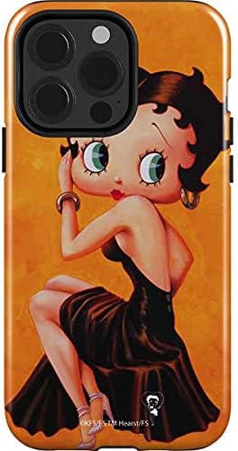 Skinit Impact Phone Case Compatible with iPhone 13 Pro - Officially Licensed Betty Boop Pink Background Design