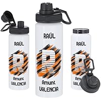 Xusilimo Botella Reutilizable de Aluminio 800ml con Diseño