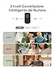 Hollyland LARK A1 Duo - Mini microfono wireless per iPhone 15/16 e Android (2 TX + RX USB-C + custodia di ricarica), microfono magnetico per YouTube, TikTok, podcast, interviste (Nero)