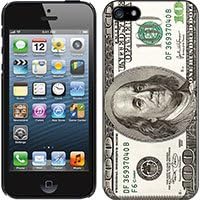 Cellet Proguard Case w/ Hundred Dollar Bill for Apple iPhone 5/5S - Black