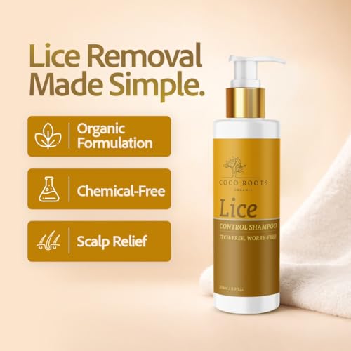 Image of Anti Lice Shampoo for Kids & Adults | Sulphate & Paraben Free | Neem & Natural Herbs | Anti Dandruff, Itch Relief | For All Hair Types | 250ml