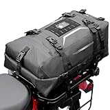 【3in1多機能型】KEMIMOTO バイクシートバッグ 100％完全防水 ツーリングバッグ 35L 多彩なマルチユース 反射ストリップ 2～3泊の旅行に最適 オートバイ/アウトドア/キャンプ用バッグ KM-6710