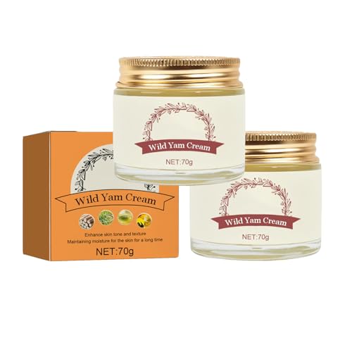 Image of 2Pcs Wild Yam Cream, Wild Yam Cream Organic for Women, Wild Yam Moisturizing Cream, Women's Organic Wild Yam Root Cream for All Skin Types