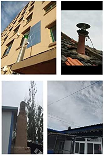 Uzouri Chimney Fireplace Fan,Chimney Smoke Evacuator, Chimney Fan Fireplace Exhaust Fan Flue Fan Chimney Draft Inducer Chimney Exhaust Fan For Fireplace Professional For Barbecue,100W A2 #TOP6