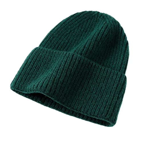 Bonnet tricot torsadé contre le froid intense casquette crâne en laine