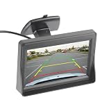 Monitor per auto con schermo LCD da 4 3 pollici monitor per retromarcia a colori con display TFT da 16 0×14 0×5 telecamera per retromarcia per autobus camion camper furgone