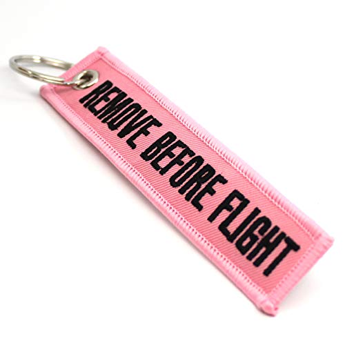 Llavero Remove Before Flight rosa de Rotary13B1 para aviación 3
