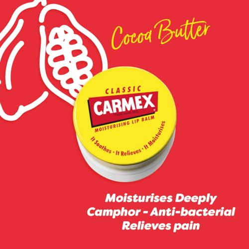 Carmex CLASSIC Moisturising Lip Balm For Dry And Chapped Lips 7.5g - Image 3