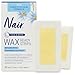 Nair Sensitive Hair Remover Wax Ready Strips, Face and Bikini Hair Removal Wax Strips, 40 Count