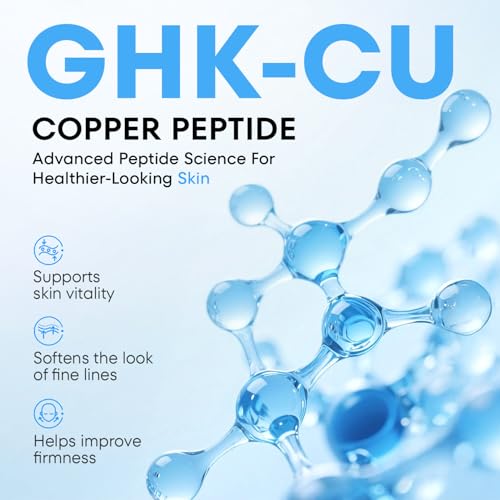 RONKIE GHK-Cu Peptide Cream for Face: Blue Beef Tallow Moisturizer with Copper Peptides Methylene Blue Gentle and Safe for Dry Sensitive Mature Skin 2oz