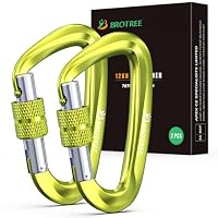 BROTREE – Brotree Karabiner mit 1200kg Belastbarkeit Schwerlast 12KN K