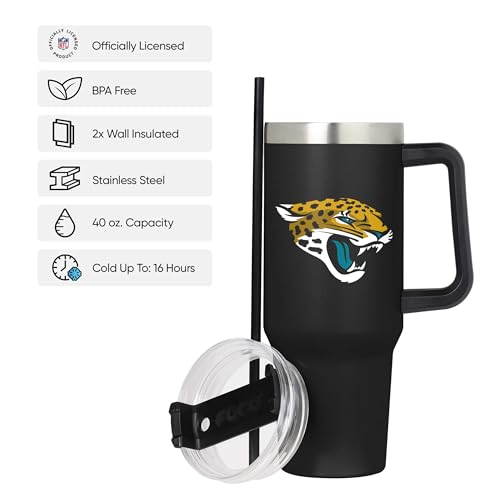 Image of FOCO NFL unisex-adult NFL Team Logo Insulated Travel Mug 40oz XL Tumbler