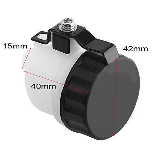 Image of Dweekiy Motorcycle Clutch Reservoir, Clutch Master Cylinder Oil Reservoir Fluid Bottle for VTR1000F 98-04, CBR1000RR 04-07