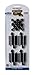 Bachmann Trains - Snap-Fit E-Z TRACK 90 DEGREE CROSSING (1/card) - STEEL ALLOY Rail With Black Roadbed - HO Scale