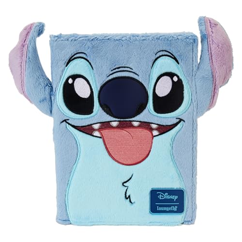 Journal en peluche Disney Stitch Loungefly A5 avec pages lignées