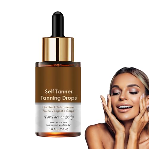 Gotas Autobronceadoras Corporales | Bronceador Facial Natural Con Efecto Gradual - Aceite Bronceador Hidratante De 30ml Para Brillo Progresivo Cuidado Corporal Diario Rostro Playa Exterior Interior