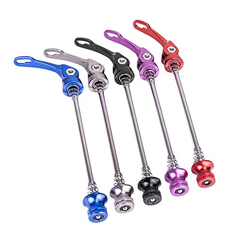 Espeto de liberação rápida, Andoer Eixo de bicicleta de liberação rápida espeto dianteiro traseiro d