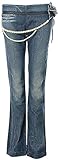  Killah Jeans Hose Super Slim Röhre Perlen W28 L34 Blue