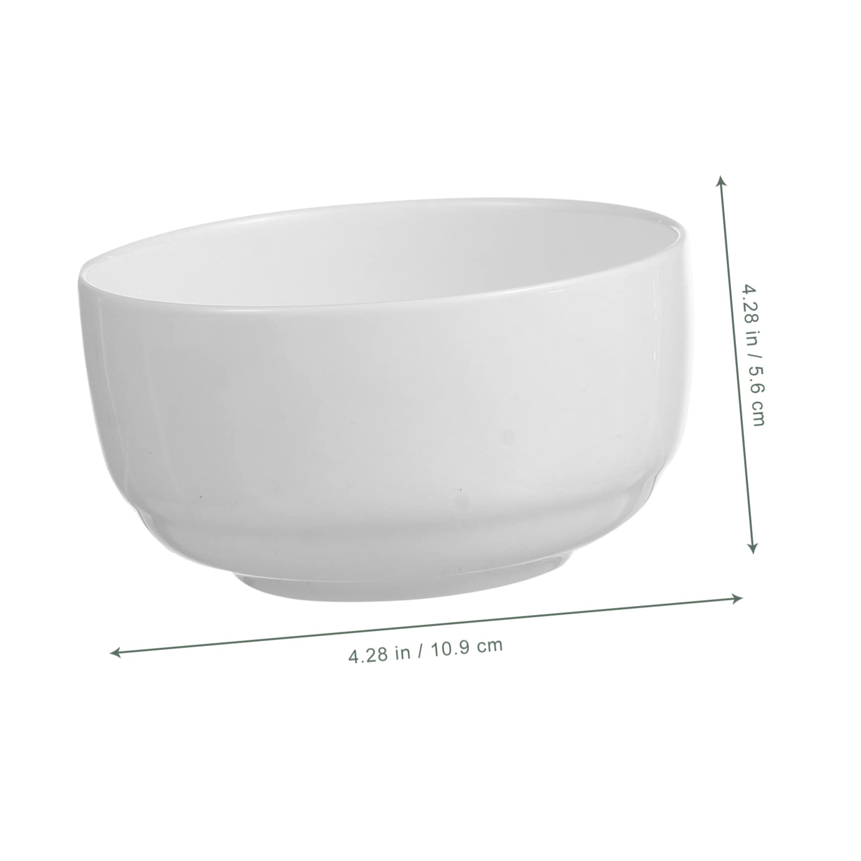 CONGARTENO 4Pcs Ceramic Rice Bowls Elegant Noodle Bowls with Wide Base Microwave Dishwasher Safe for Soups Cereal and Dining Experiences