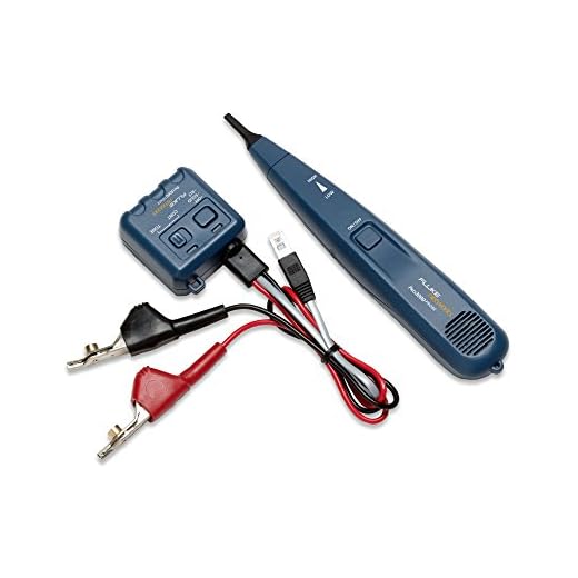 FLUKE Pro3000 - Probador de cable de red acústica y óptica - para longitudes de cable de hasta 16 km - que consiste en la unidad de transmisión y recepción