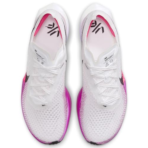 Nike Vaporfly 3 Women's Road Racing Shoes (DV4130-104, White/Vivid Purple/Purple) Size 93