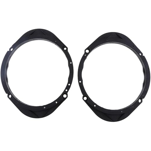 ATORSE 2Pieces 65 Inch Black Plastic Speaker Adapter Brack