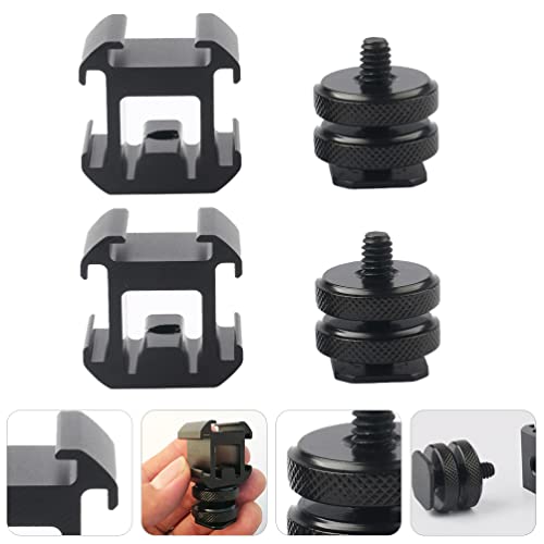 EXCEART 2 Define Hot Shoe Adaptador de Montagem Base de Flash Suporte de Montagem Do Tripé Parafuso