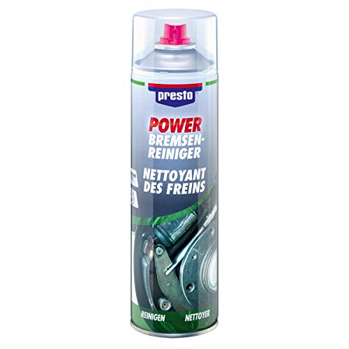 Presto Power Lot de 2 nettoyants pour freins - 500 ml | Économiseur d'espace | Garage ou Atelier