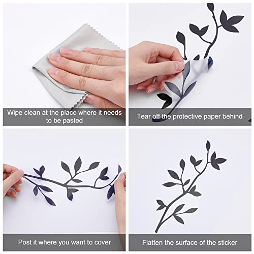 Superdant Figure Pvc Wall Sticker Line Abstract Woman Face Line Pattern Wall Decals Diy Vinyl Wall Art For Living Room Bedroom Bathroom Home Decoration Black 21"X14" #TOP6