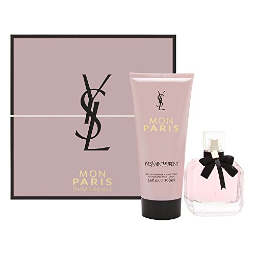 Mon Paris by Yves Saint Laurent for Women Set 3.0 oz EDP Spray + 6.6 oz Body Lotion