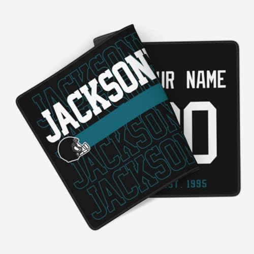 Image of ANTKING Jacksonville Mouse Pad Custom Name and Number Desk Pad for Men Women Youth Gifts