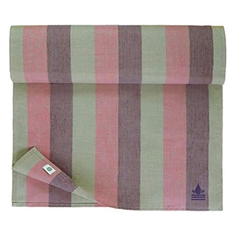 Linen & Cotton Tischläufer Stoff Wasserdicht Silva -100% Leinen Cover
