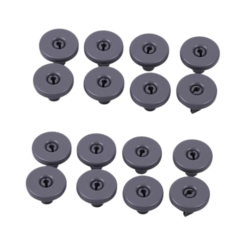 Gadpiparty 16stücke Teiliges Graue Kunststoffrollen Für Unteren Geschirrkorb Universelle Spülmaschinenzubehörteile Für Einfache Reparaturen Und Austausch Von Geschirrspülerrollen